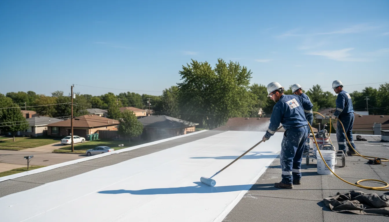 Commercial roof coating in Western Grove, AR near me